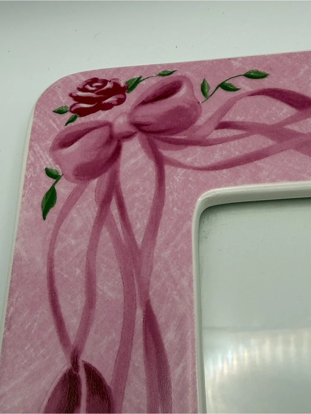 Papel Giftware At The Ballet Pink Ceramic 5x7 Picture Frame Ballerina Flowers